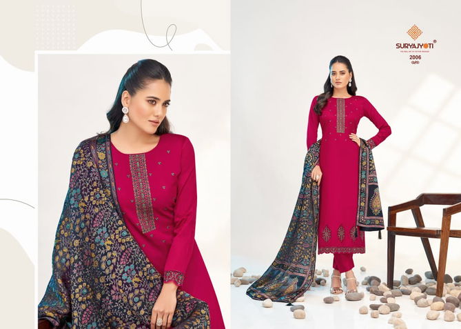 Kainaat Vol 2 By Suryajyoti Jam Satin Designer Dress Material Wholesale Price In Surat
